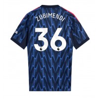 Stroje piłkarskie Arsenal Martin Zubimendi #36 Koszulka Wyjazdowej 2025-26 Krótki Rękaw